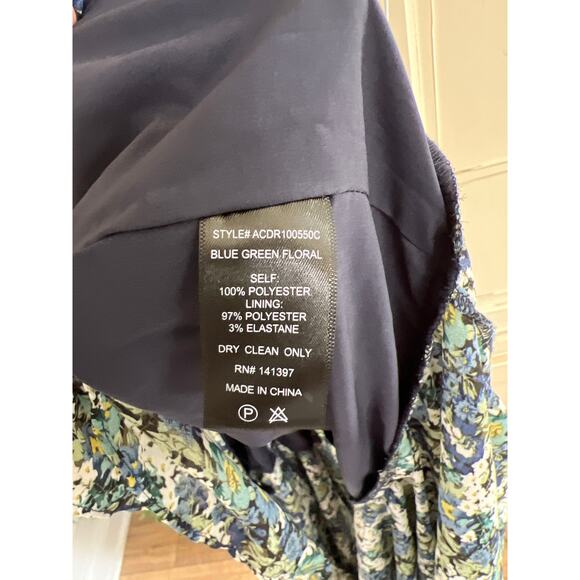 NWT ASTR The Label size medium women’s floral one shoulder midi dress - Picture 7 of 7